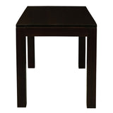 Amsterdam Solid Mahogany Timber Dining Table 120 x 70 cm (Chocolate)