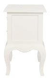 French Provincial 2 Drawer Side Table (White)