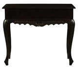 Sierra Carved 1 Drawer Sofa Table (Chocolate)