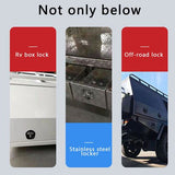 2 pcs Tail T Handle Lock Compression Latch Black For Trailer Ute Canopy Toolbox