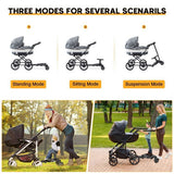Baby Jogger Glider Board 2 in 1 Kid Stroller Board with Dismountable Seat AU blue wheel