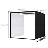 Portable Photo Studio 144 LED Lamp Light Tent Bar Cube Soft Box Room Photography