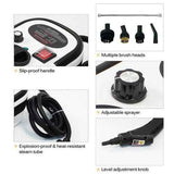 Steam Cleaner 3200W Portable Handheld High Pressure Steamer for Car Home Kitchen