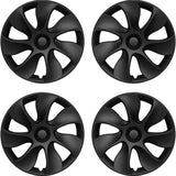 Tesla Y hub cap 4 black and fit Model 3/Y central control front storage box push-pull
