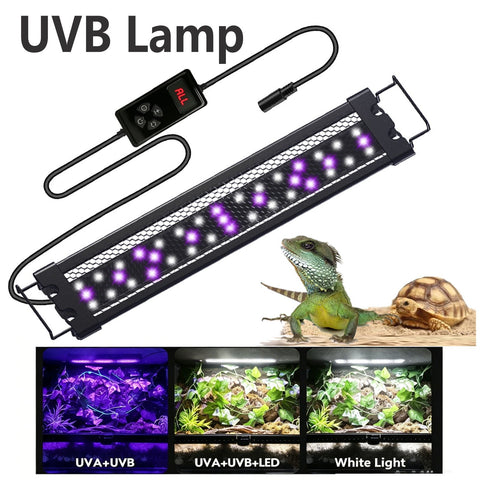 30cm Adjustable Reptile 5.0UVA UVB Lamps LED Light for Reptile Tanks Pet Lighting System