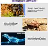 40cm Adjustable Reptile 5.0UVA UVB Lamps LED Light for Reptile Tanks Pet Lighting System