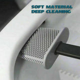 Bathroom Silicone Bristle Toilet Brush Creative Cleaning Flex Revolutionary Random color