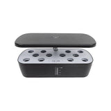 Hydroponics Plant Growing System 12 Pods Indoor Herb Garden Kit Led Light 4L Black