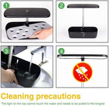 Hydroponics Plant Growing System 12 Pods Indoor Herb Garden Kit Led Light 4L Black