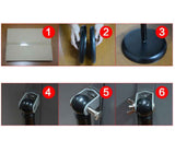 Darrahopens Commercial > Commercial Others > Office Supplies A3 Floor Poster Stand Foyer Pedestal Sign Holder Business Menu Display Stand