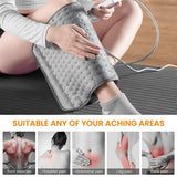 Electric Heat Pad Adjustable Heating Mat Warmer Blanket Back Pain Relief 60x30cm
