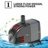 35W Adjustable Flow Aquarium Pump Water Submersible Fish Tank Fountain Pond Marine