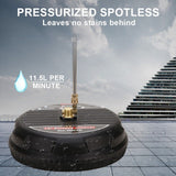 Universal 15" Pressure Washer Surface Cleaner 4000PSI Extension Nozzles Cleaning