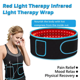 660nm Red Light & 850nm Infrared Light Therapy Wrap Pain Relief Health Care Belt