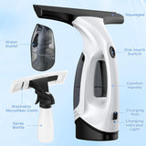 150ml Cordless Window Vacuum Cleaner Set for Windows Tiles Mirrors Shower Home