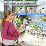 150ml Cordless Window Vacuum Cleaner Set for Windows Tiles Mirrors Shower Home