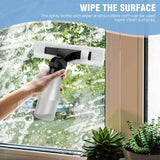 150ml Cordless Window Vacuum Cleaner Set for Windows Tiles Mirrors Shower Home