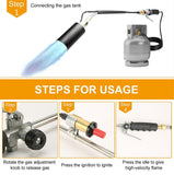 Spring Summer Weed Burner Kits Shrub Grass Killer Propane Gas Torch Garden