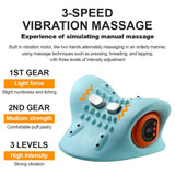Hugterra Massager Electric Neck Massager Relaxer Portable Shiatsu Massage Pillow