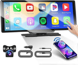 4K 10.26" Touch Dash Camera Cam Dual Car Recorder for CarPlay Android Auto