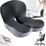 Memory Foam Seat Cushion Lumbar Support Ergonomic Back Support Office Car AAAAA