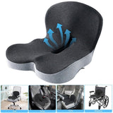 Memory Foam Seat Cushion Lumbar Support Ergonomic Back Support Office Car AAAAA