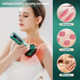 12 Levels Electric Cupping Massager Vacuum Suction GuaSha Anti Cellulite Beauty GREEN