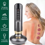 12 Levels Electric Cupping Massager Vacuum Suction GuaSha Anti Cellulite Beauty GRAY