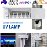 UV Lamp Sterilizer Toothbrush Holder Bathroom Automatic Toothpaste Health Clean | darrahopens.com.au Premium AU Stock