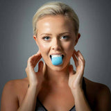 Facial exerciser exercise ballneck toner3-stage mandibular exerciser jaw trainer Blue