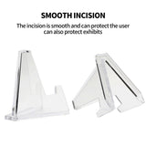 12pcs L Acrylic Clear Stand for Trading Card PSA Pokemon Card Holders Stand