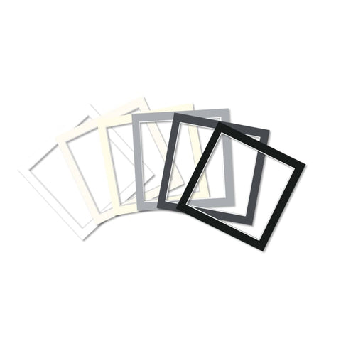 Pre-Cut Square Matboards, Frame Matboard with Window, Bright White, 16x16", 20x20", 24x24"
