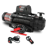 X-BULL 14500lbs Electric Winch 12V Synthetic Rope Wireless Remote Winch 4WD Car 4X4 In Australia - Darrahopens