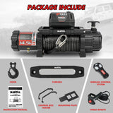X-BULL 14500lbs Electric Winch 12V Synthetic Rope Wireless Remote Winch 4WD Car 4X4 In Australia - Darrahopens