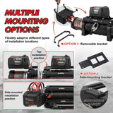 X-BULL 14500lbs Electric Winch 12V Synthetic Rope Wireless Remote Winch 4WD Car 4X4 In Australia - Darrahopens