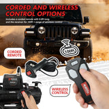 X-BULL 14500lbs Electric Winch 12V Synthetic Rope Wireless Remote Winch 4WD Car 4X4 In Australia - Darrahopens