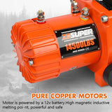 ZESUPER 12V Electric Winch 14500lbs Synthetic Rope Wireless Remote ATV UTV 4WD