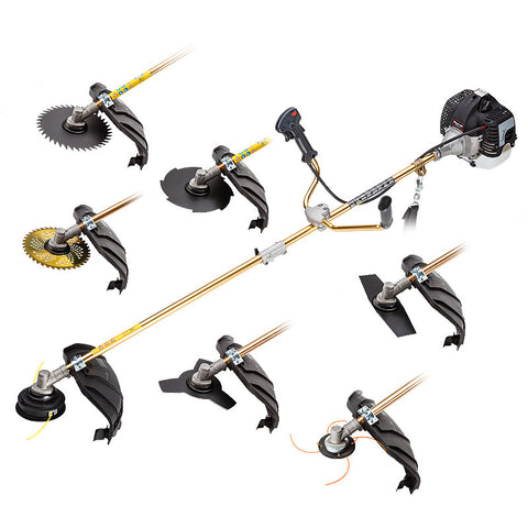 Baumr-AG 65CC Brushcutter Whipper Snipper Trimmer Brush Cutter Multi Pole Tool