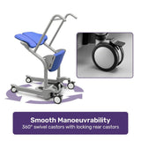 EQUIPMED Manual Sit to Stand Aid Transfer Chair Device, Patient and Elderly Mover In Australia - Darrahopens