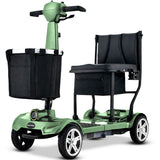 EQUIPMED SmartPacer+ Ultra-Lightweight Mobility Scooter w/ Li-ion Battery, Only 19kg, Foldable, Airline Approved, 120kg Capacity, Green In Australia - Darrahopens