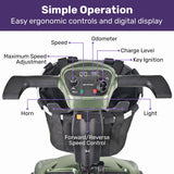 EQUIPMED SmartPacer+ Ultra-Lightweight Mobility Scooter w/ Li-ion Battery, Only 19kg, Foldable, Airline Approved, 120kg Capacity, Green In Australia - Darrahopens