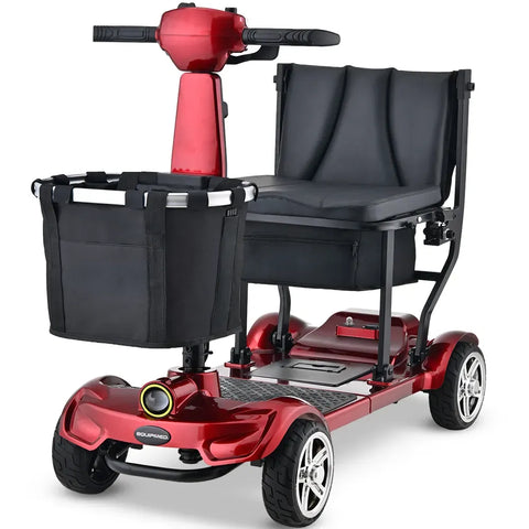 EQUIPMED ComfortCruise Large Mobility Scooter, 15km/h Top Speed, Up to 45km Range, Strong Climbing, 120kg Capacity, Red In Australia - Darrahopens