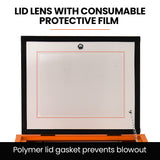 Heavy Duty Steel | LED Light | 100PSI Max Pressure