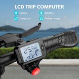 VALK Electric Scooter with Seat, Disc brakes, 12" Tyres, Motorised eScooter for Adults Teens Commuter