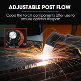 ROSSI 45A Plasma Cutter, Non-Touch Pilot ARC for Easy Cuts of Painted or Rusty Metals, DC Inverter Cutting Machine