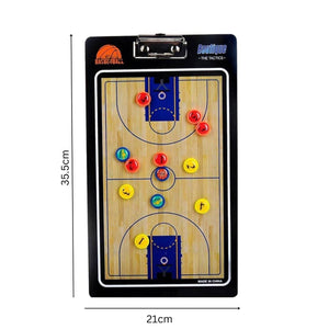 VERPEAK Foldable Basketball Coaching Board with Magnetic Number Pieces & Marker Pen (Black) VP-CB-100-YN