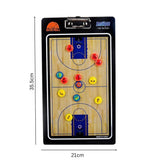 VERPEAK Foldable Basketball Coaching Board with Magnetic Number Pieces & Marker Pen (Black) VP-CB-100-YN