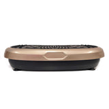 Gold Mini Vibration Platform Magnet Therapy Vibrating Machine Exercise Plate