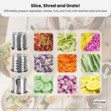 Kitchee Slicer Shredder Grater 3 Attachments - Compatible with KitchenAid Mixer