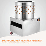 Rooster Farms 60cm Chicken Feather Plucker Electric Poultry Defeathering